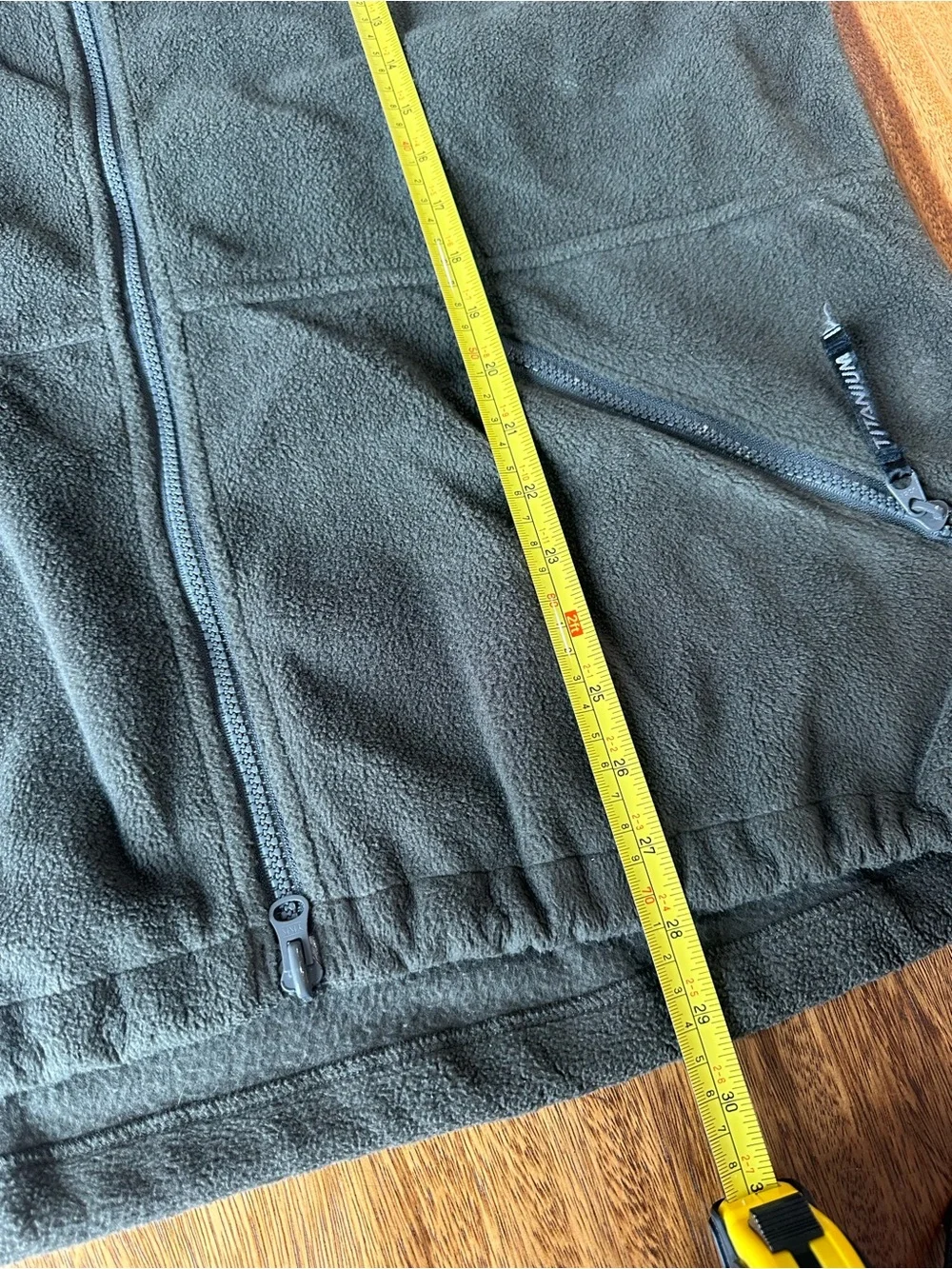 Vintage ‘00 Y2K Columbia Titanium Fleece Vest Black Olive Full Zip Men’s Sz L